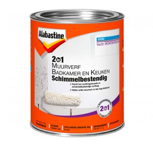 Alabastine 2-in-1 muurverf badkamer en keuken schimmelbestendig