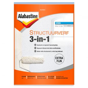 alabastine structuurverf 3-in-1 extra fijn